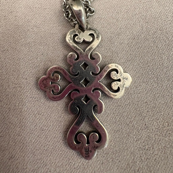 James Avery Silver Cross Necklace - Picture 3 of 5